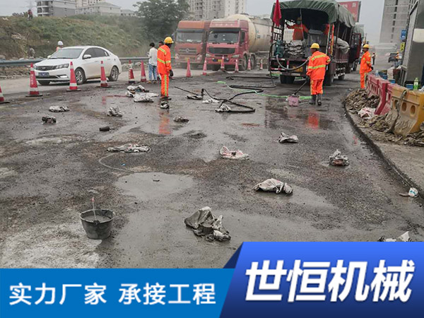 陕西路面脱空高聚物注浆施工